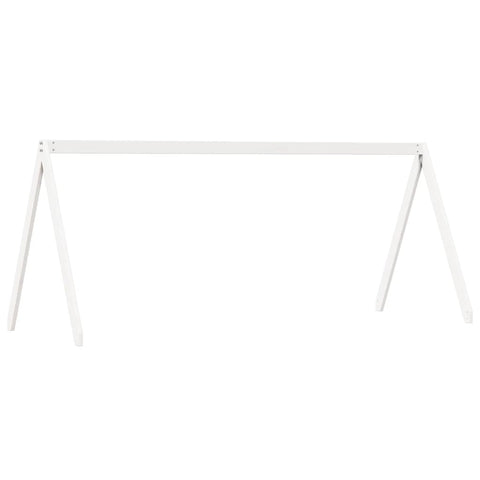 vidaXL Kids' Bed Roof White 209x85.5x88 cm Solid Wood Pine
