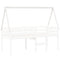 vidaXL Kids' Bed Roof White 209x85.5x88 cm Solid Wood Pine