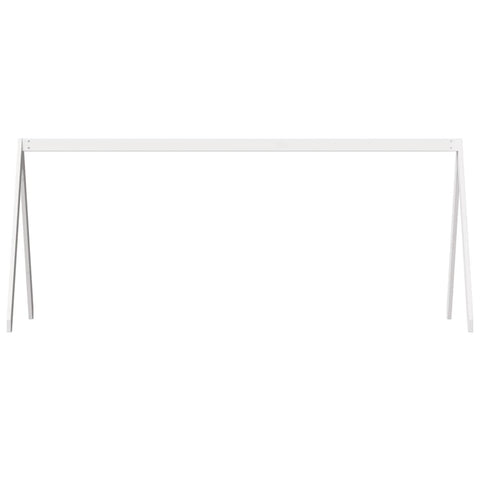 vidaXL Kids' Bed Roof White 209x85.5x88 cm Solid Wood Pine