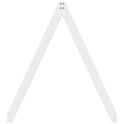 vidaXL Kids' Bed Roof White 209x85.5x88 cm Solid Wood Pine