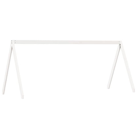 vidaXL Kids' Bed Roof White 199x95.5x88 cm Solid Wood Pine
