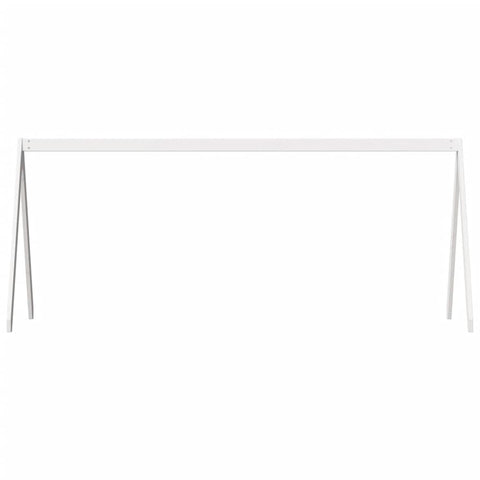 vidaXL Kids' Bed Roof White 199x95.5x88 cm Solid Wood Pine