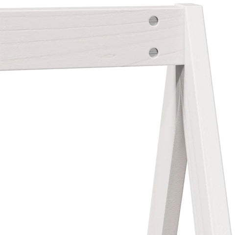 vidaXL Kids' Bed Roof White 199x95.5x88 cm Solid Wood Pine