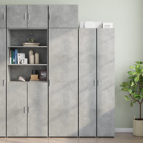 vidaXL Wall Cabinet Concrete Grey 50x42.5x40 cm Engineered Wood