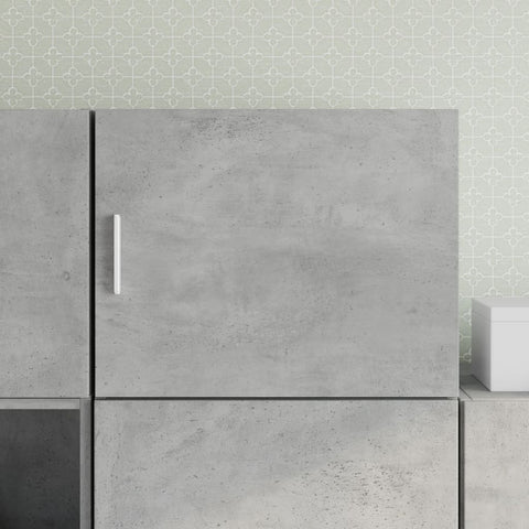 vidaXL Wall Cabinet Concrete Grey 50x42.5x40 cm Engineered Wood