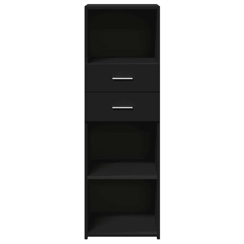 vidaXL Highboard Black 40x42.5x124 cm Engineered Wood