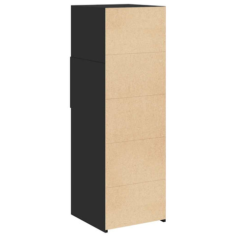 vidaXL Highboard Black 40x42.5x124 cm Engineered Wood
