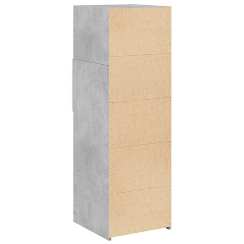 vidaXL Highboard Concrete Grey 40x42.5x124 cm Engineered Wood