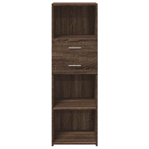 vidaXL Highboard Brown Oak 40x42.5x124 cm Engineered Wood