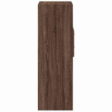 vidaXL Highboard Brown Oak 40x42.5x124 cm Engineered Wood