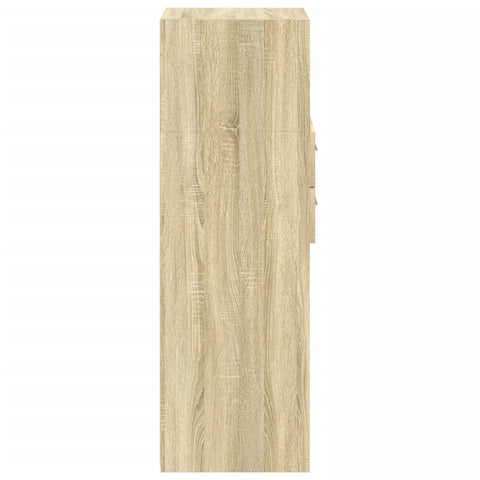 vidaXL Highboard Sonoma Oak 45x42.5x124 cm Engineered Wood