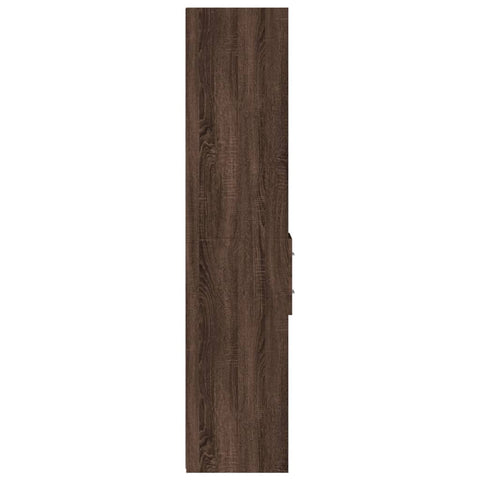 vidaXL Highboard Brown Oak 30x42.5x185 cm Engineered Wood