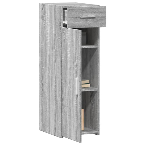 vidaXL Sideboard Grey Sonoma 30x42.5x93 cm Engineered Wood