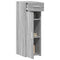 vidaXL Sideboard Grey Sonoma 30x42.5x93 cm Engineered Wood
