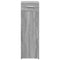 vidaXL Sideboard Grey Sonoma 30x42.5x93 cm Engineered Wood
