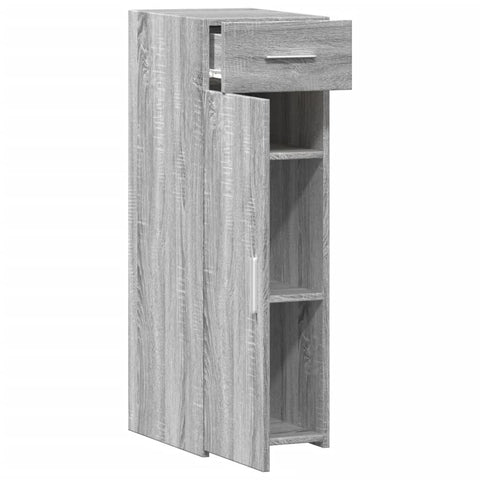 vidaXL Sideboard Grey Sonoma 30x42.5x93 cm Engineered Wood