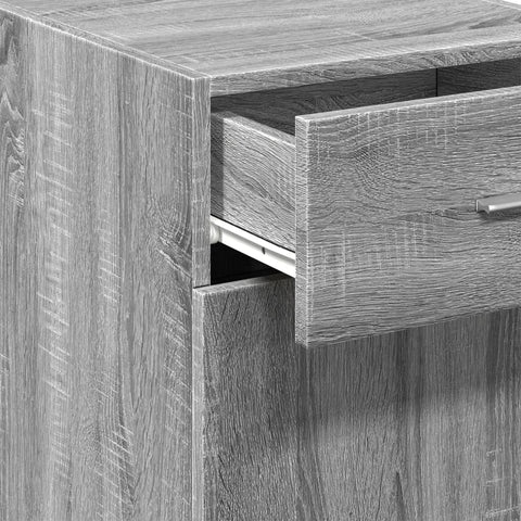 vidaXL Sideboard Grey Sonoma 40x42.5x93 cm Engineered Wood