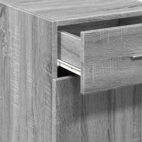 vidaXL Sideboard Grey Sonoma 40x42.5x93 cm Engineered Wood