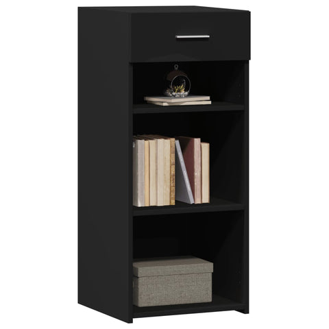 vidaXL Sideboard Black 40x42.5x93 cm Engineered Wood