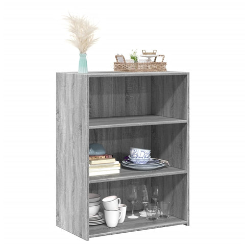 vidaXL Sideboard Grey Sonoma 70x41x93 cm Engineered Wood