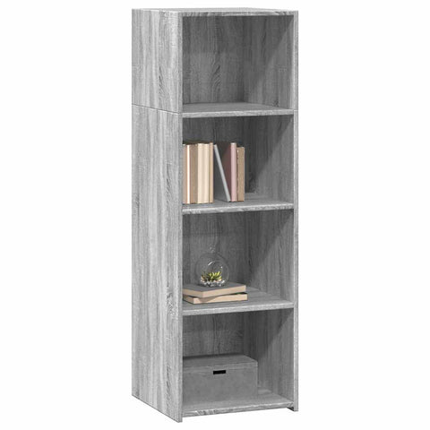 vidaXL Highboard Grey Sonoma 40x41x124 cm Engineered Wood