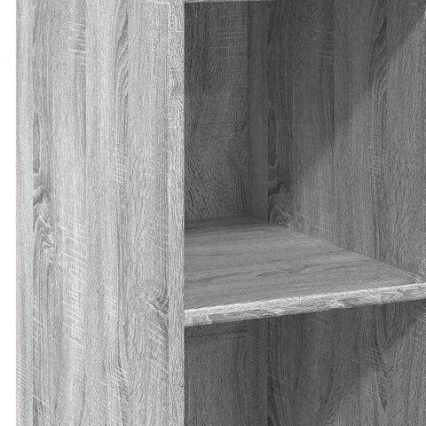 vidaXL Highboard Grey Sonoma 40x41x124 cm Engineered Wood