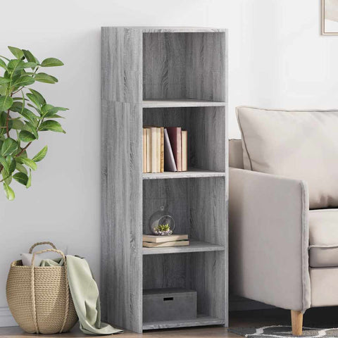 vidaXL Highboard Grey Sonoma 40x41x124 cm Engineered Wood
