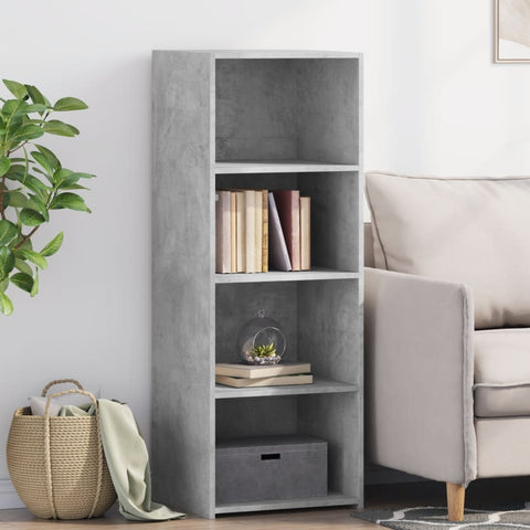 vidaXL Highboard Concrete Grey 45x41x124 cm Engineered Wood