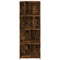 vidaXL Highboard Smoked Oak 45x41x124 cm Engineered Wood