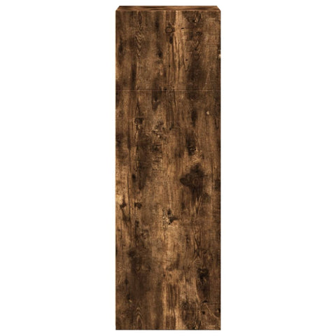 vidaXL Highboard Smoked Oak 45x41x124 cm Engineered Wood