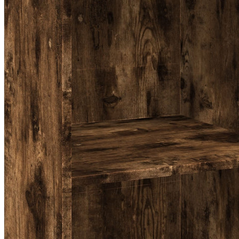 vidaXL Highboard Smoked Oak 45x41x124 cm Engineered Wood