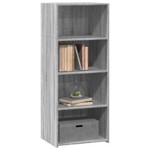 vidaXL Highboard Grey Sonoma 50x41x124 cm Engineered Wood