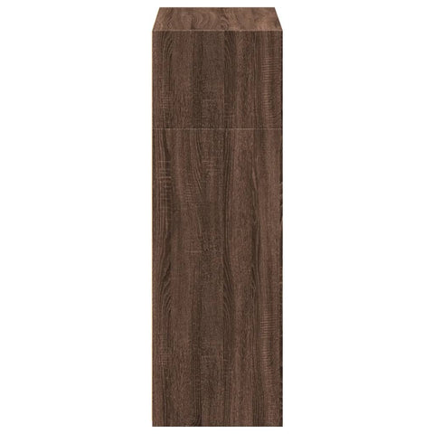 vidaXL Highboard Brown Oak 70x41x124 cm Engineered Wood