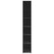 vidaXL Highboard Black 30x41x185 cm Engineered Wood