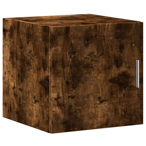vidaXL Slim Storage Cabinet Smoked Oak 40x42.5x225 cm Engineered Wood