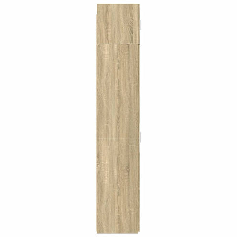 vidaXL Slim Storage Cabinet Sonoma Oak 50x42.5x225 cm Engineered Wood