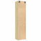 vidaXL Slim Storage Cabinet Sonoma Oak 50x42.5x225 cm Engineered Wood