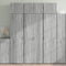 vidaXL Storage Cabinet Grey Sonoma 70x42.5x225 cm Engineered Wood