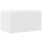 vidaXL Storage Cabinet White 70x42.5x225 cm Engineered Wood