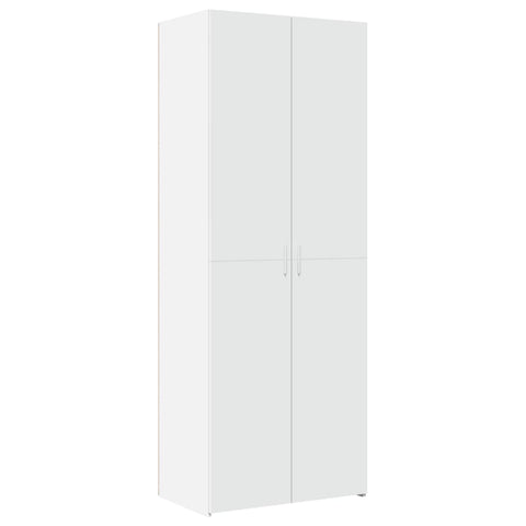 vidaXL Storage Cabinet White 70x42.5x225 cm Engineered Wood