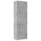 vidaXL Storage Cabinet Concrete Grey 70x42.5x225 cm Engineered Wood