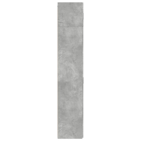 vidaXL Storage Cabinet Concrete Grey 70x42.5x225 cm Engineered Wood
