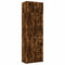vidaXL Storage Cabinet Smoked Oak 70x42.5x225 cm Engineered Wood
