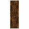 vidaXL Storage Cabinet Smoked Oak 70x42.5x225 cm Engineered Wood
