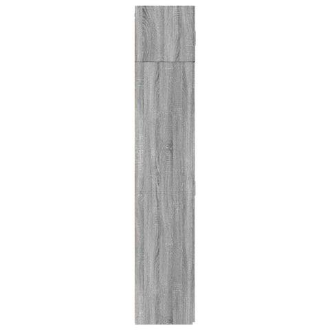 vidaXL Storage Cabinet Grey Sonoma 70x42.5x225 cm Engineered Wood