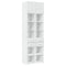 vidaXL Storage Cabinet White 70x42.5x225 cm Engineered Wood