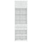 vidaXL Storage Cabinet White 70x42.5x225 cm Engineered Wood
