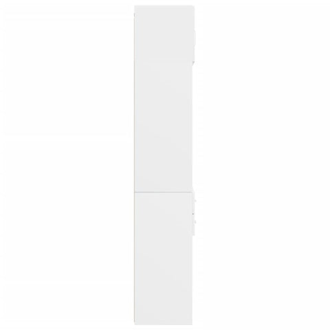 vidaXL Storage Cabinet White 70x42.5x225 cm Engineered Wood