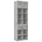 vidaXL Storage Cabinet Concrete Grey 70x42.5x225 cm Engineered Wood