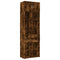 vidaXL Storage Cabinet Smoked Oak 70x42.5x225 cm Engineered Wood